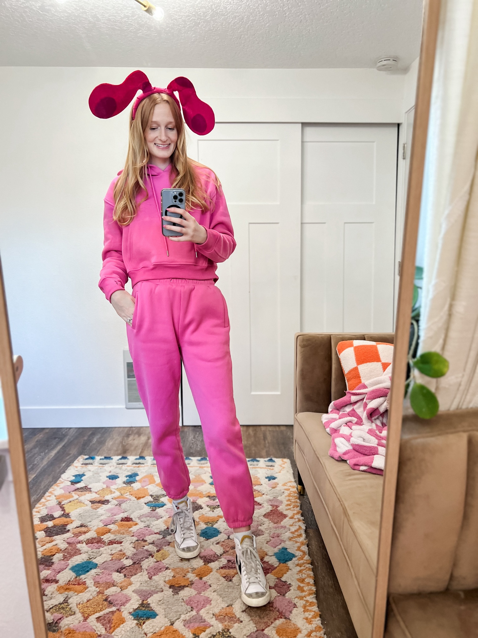 Super cozy pink set from Amazon used to dress up as Magenta! #fashion #amazonfindd #pink 

#LTKHalloween #LTKfindsunder50
