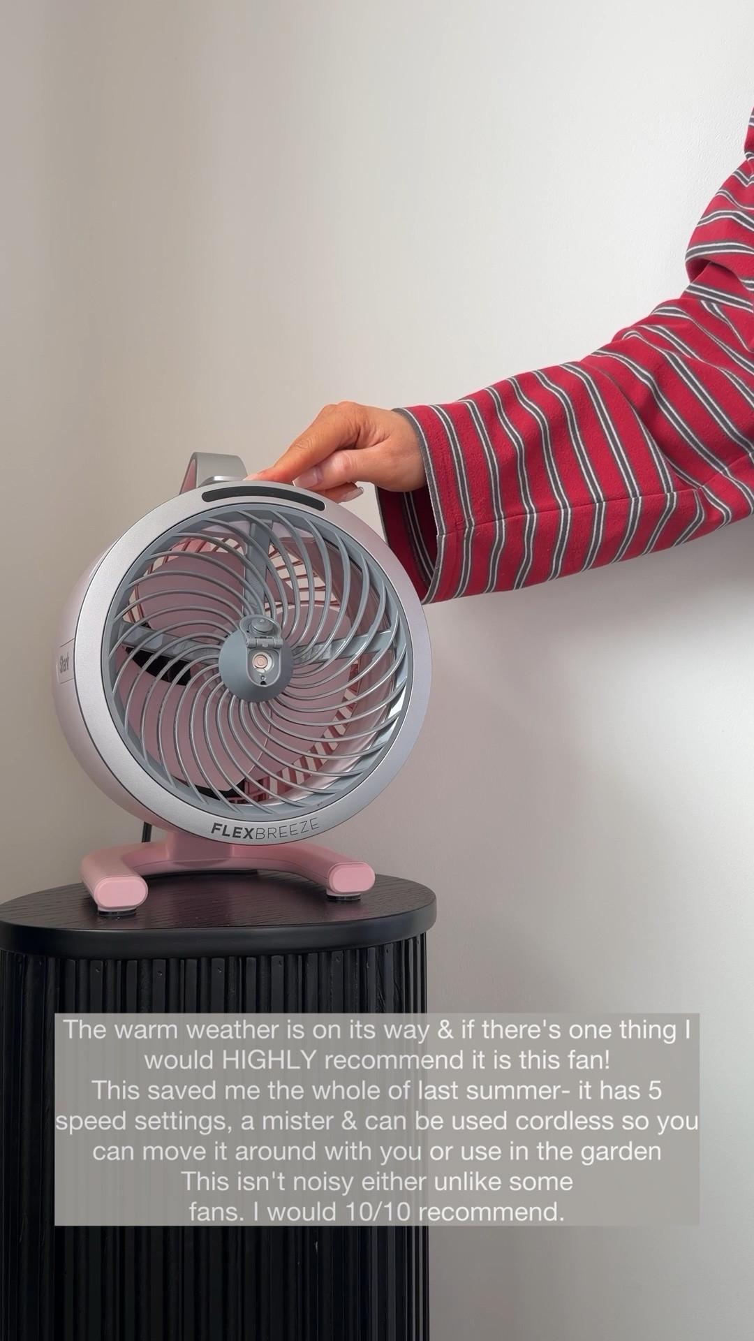 On offer! 🙌🏻
The warm weather is on its way & if there's one thing I would HIGHLY recommend it is this fan!
This saved me the whole of last summer- it has 5 speed settings, a mister & can be used cordless so you can move it around with you or use in the garden
This isn't noisy either unlike some
fans. I would 10/10 recommend.

Ad @amazonuk @amazon

#LTKsummer #LTKhome #LTKsale