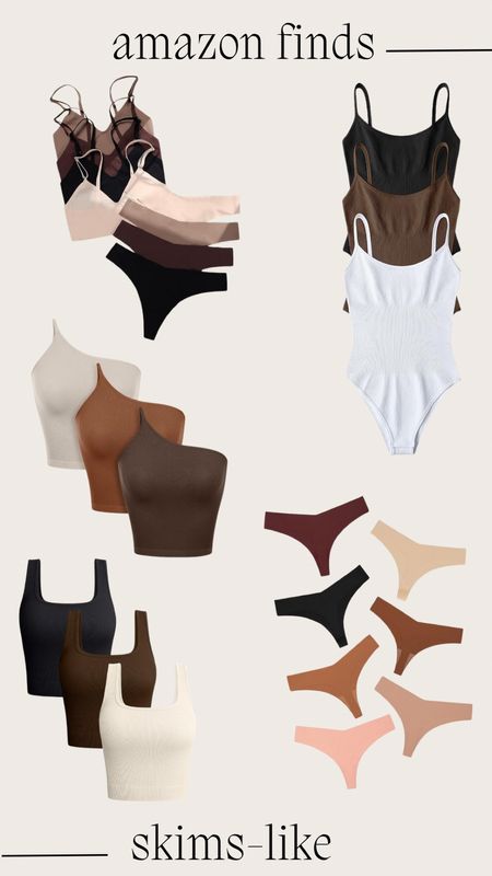 we love skims-inspired items on Amazon 🤎


Amazon finds, skims inspired, skims, Amazon must haves, undies, bras, camis, neutrals, bodysuit 

#LTKfindsunder50 #LTKfindsunder100