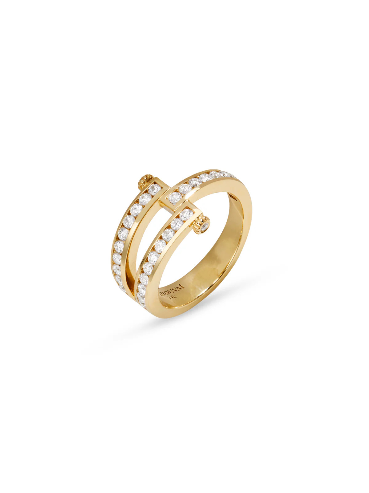 Round Diamond Magna Yellow Gold Ring | YLANG 23