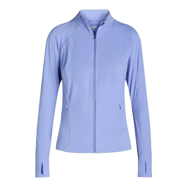 Avia Women's and Women's Plus SoftSculpt Zip-Up Jacket, Sizes XS-4X | Walmart (US)