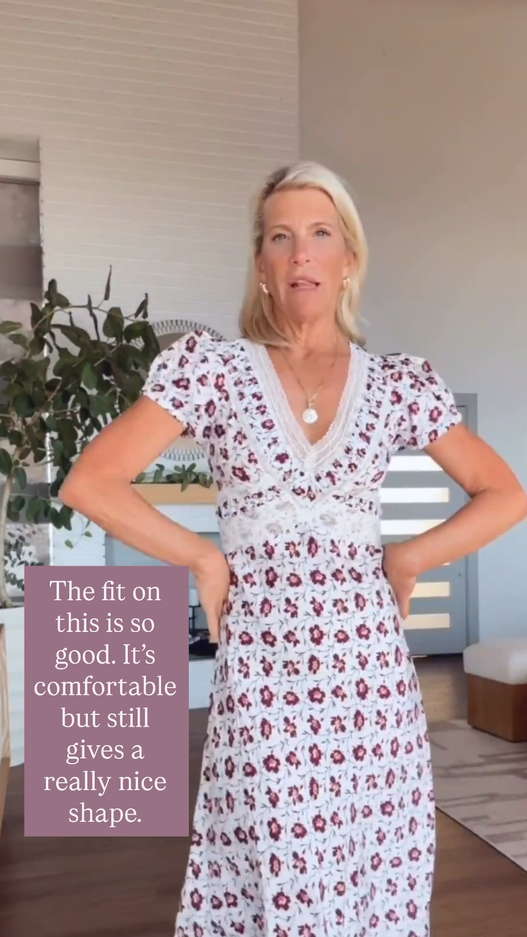 Feminine summer dress with a soft floral print and flattering silhouette.

#LTKSaleAlert #LTKootd #LTKOver40