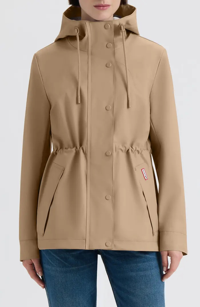 Abbey Short Rubberized Rain Jacket | Nordstrom