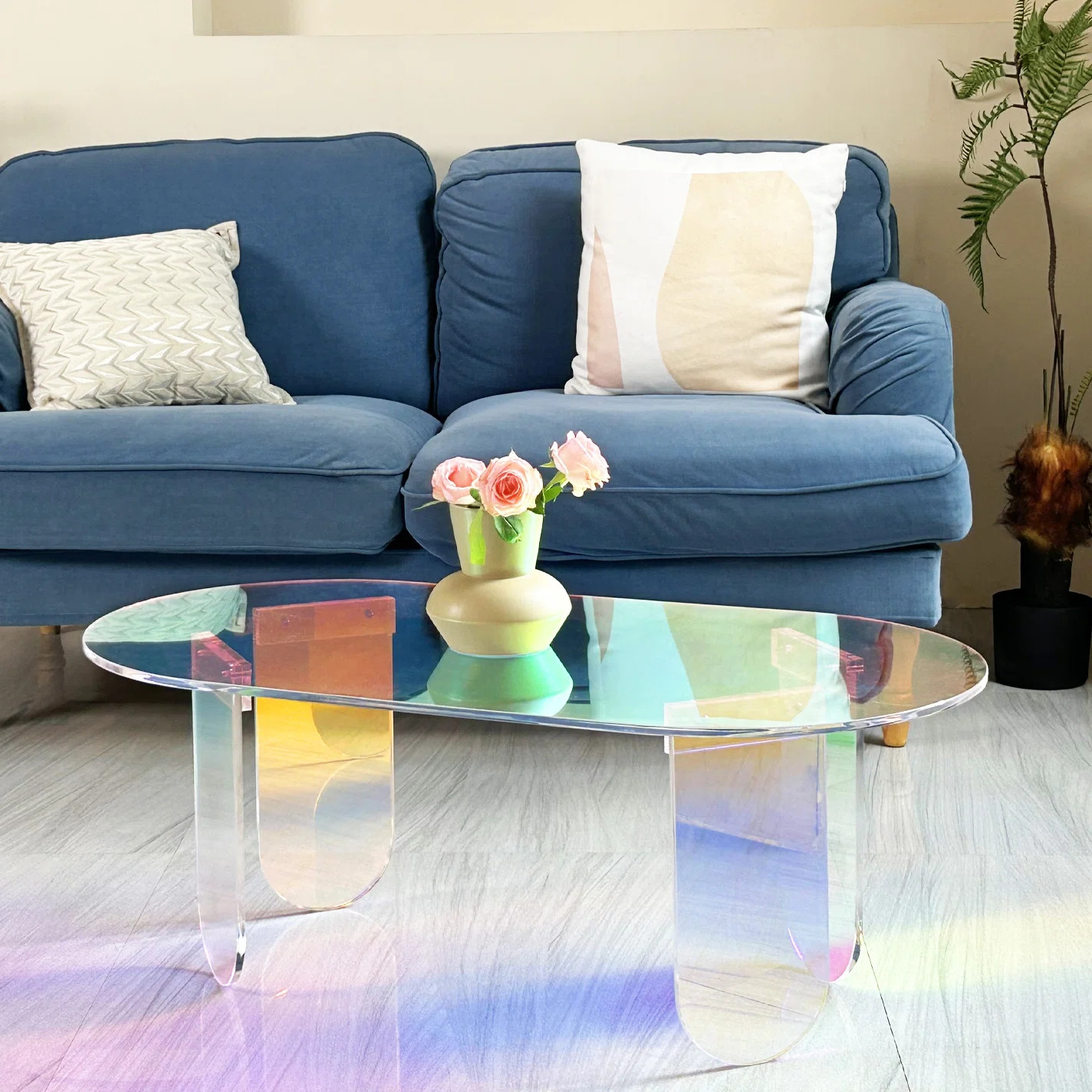 Ivy Bronx Juleon Acrylic Coffee Table & Reviews | Wayfair | Wayfair North America