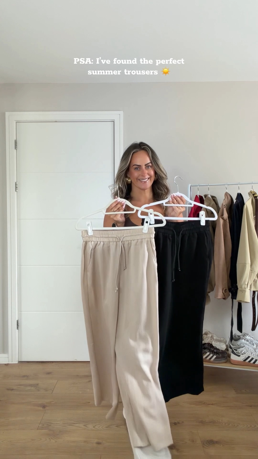 Black or beige? 🖤🤍

I’ve officially found the perfect summer trousers 😍✨ They come in so many gorgeous colours and multiple leg lengths… honestly the kind of trousers you’ll wear on repeat all summer.

I’m wearing a size Small in the Regular length.

SR29 for £15 off on orders over £89 (including discounted items) or sarah16 for 15% off full-price items ✨

#LTKsummer #LTKstyletip #LTKworkwear