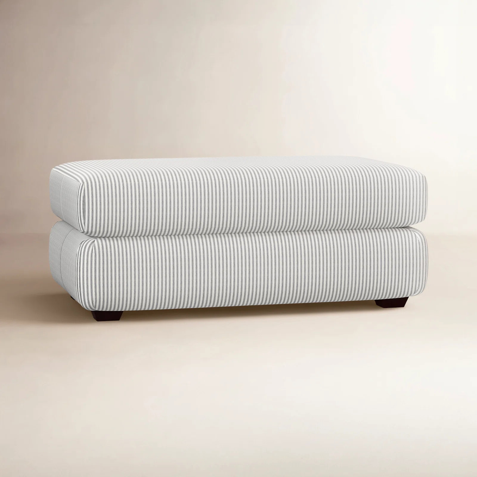 Emilio Upholstered Ottoman | Birch Lane