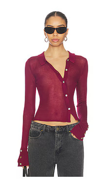 I.AM.GIA Davina Top in Burgundy from Revolve.com | Revolve Clothing (Global)