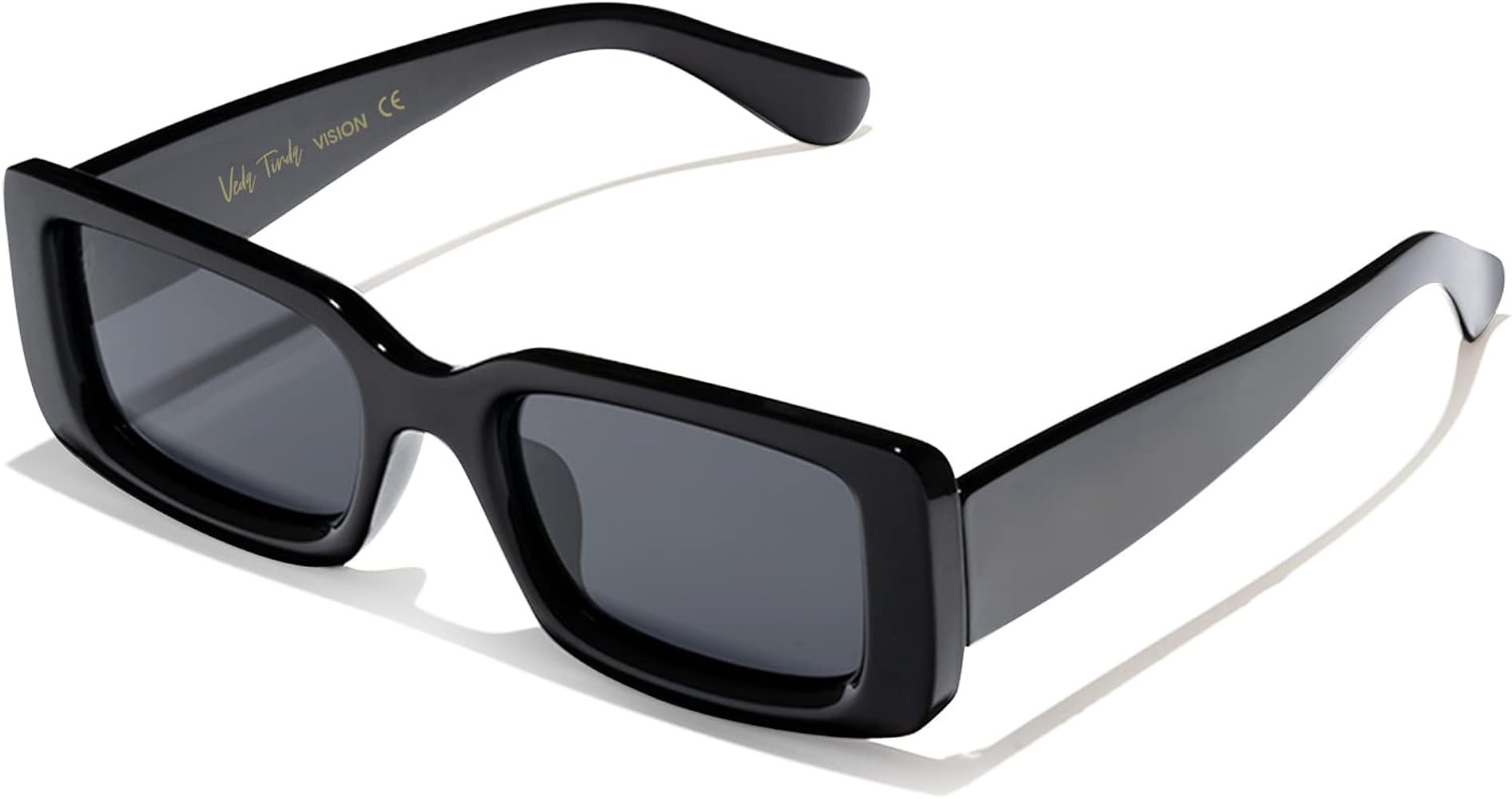 Veda Tinda Rectangle Sunglasses Womens and Men Trendy 90s Cool Retro Square TAC Polarized Lenses ... | Amazon (US)