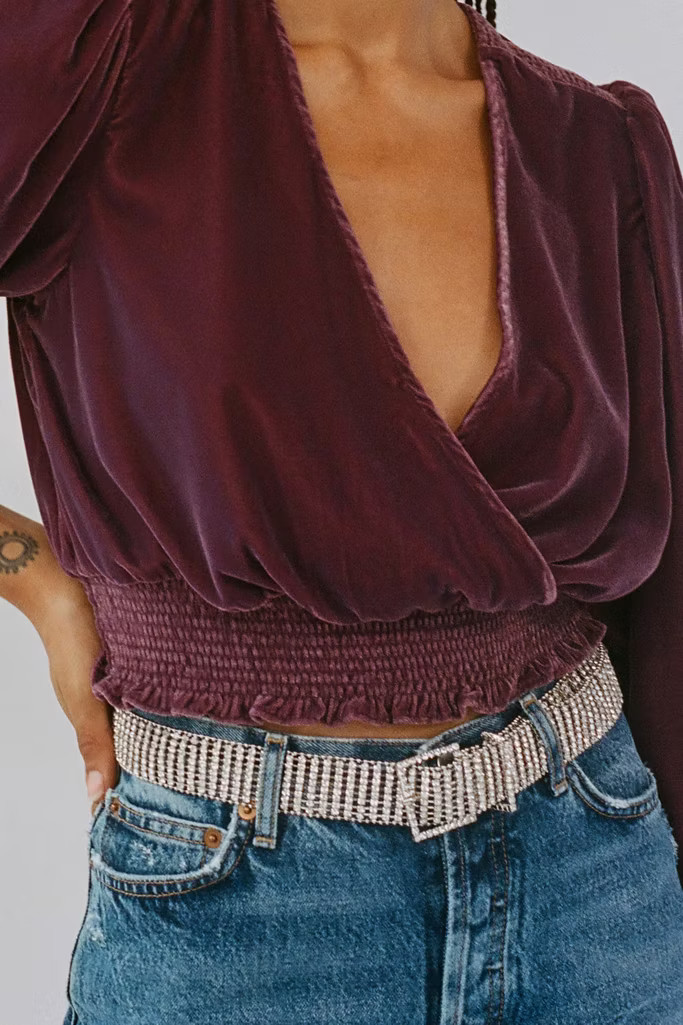 Zoe Statement Rhinestone Belt | Urban Outfitters (US and RoW)