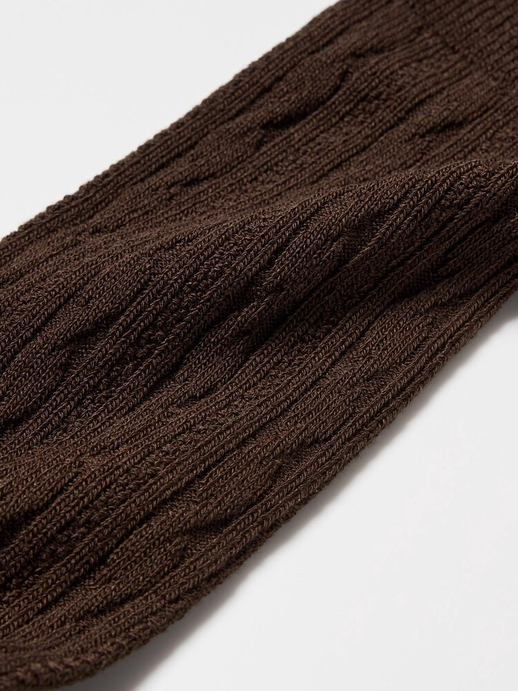 HEATTECH High Socks (Cable) | UNIQLO (UK)