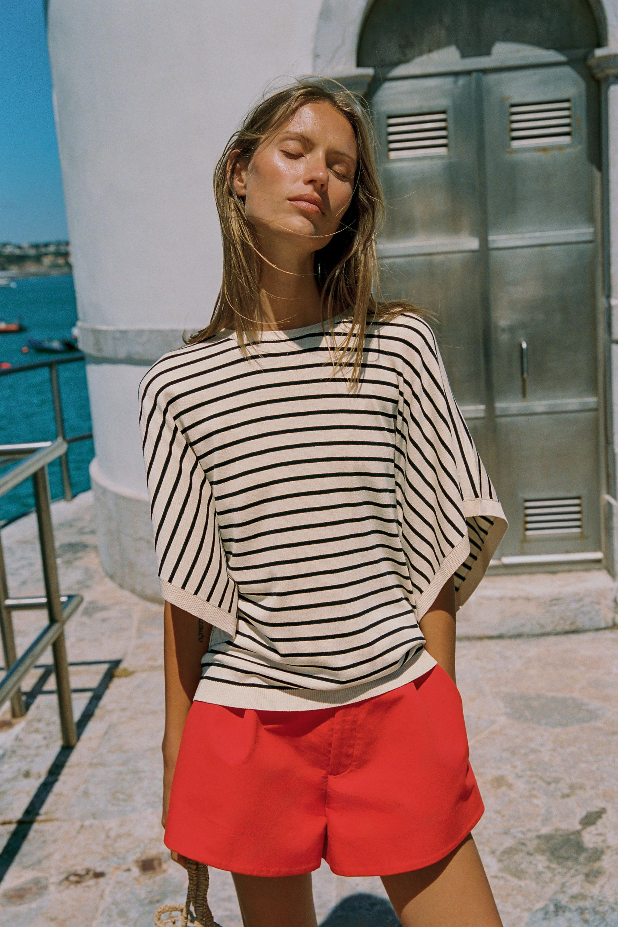 WIDE SLEEVE KNIT TOP | Zara US