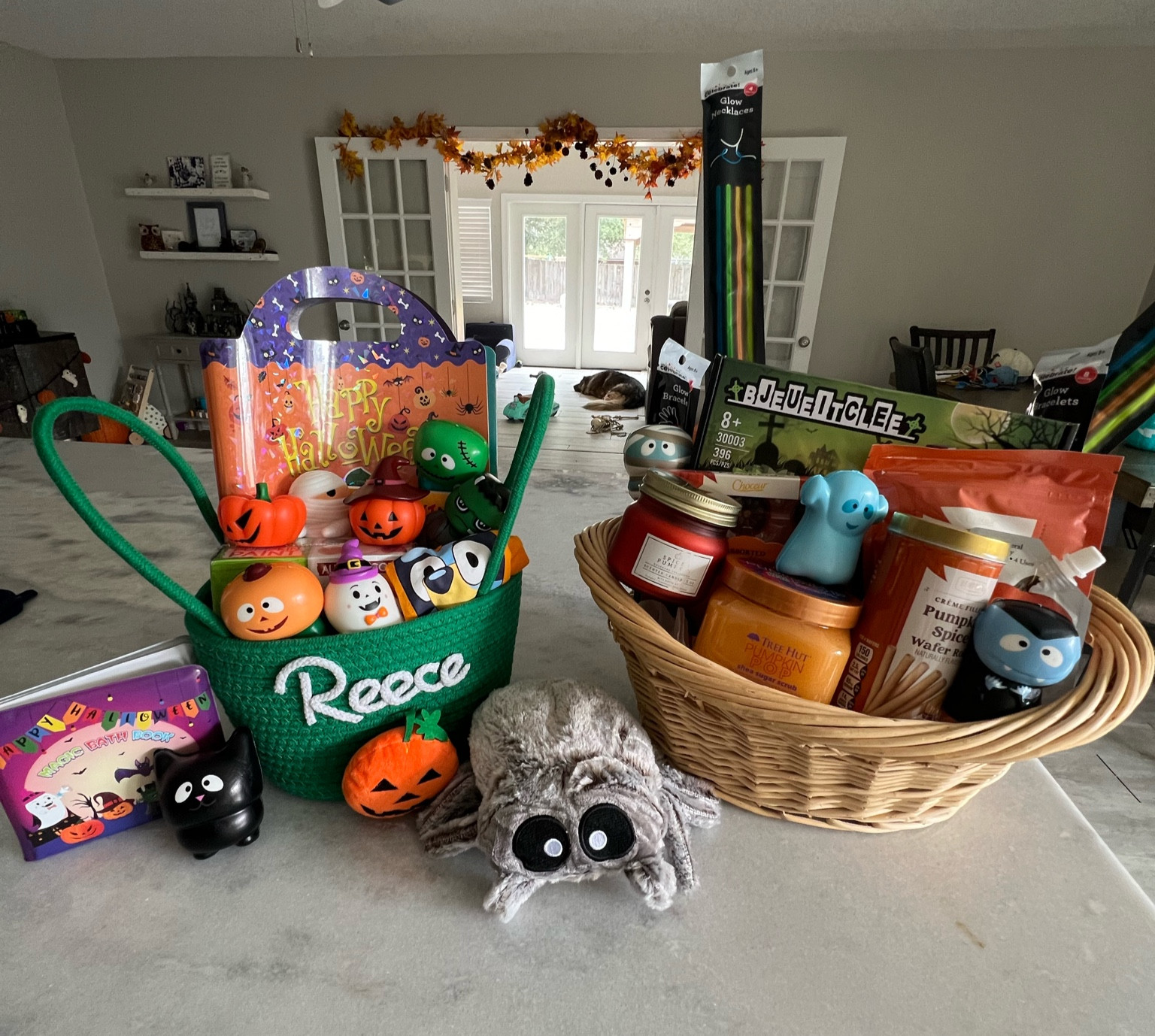 Boo basket / Halloween basket for toddler boy and teen boy 