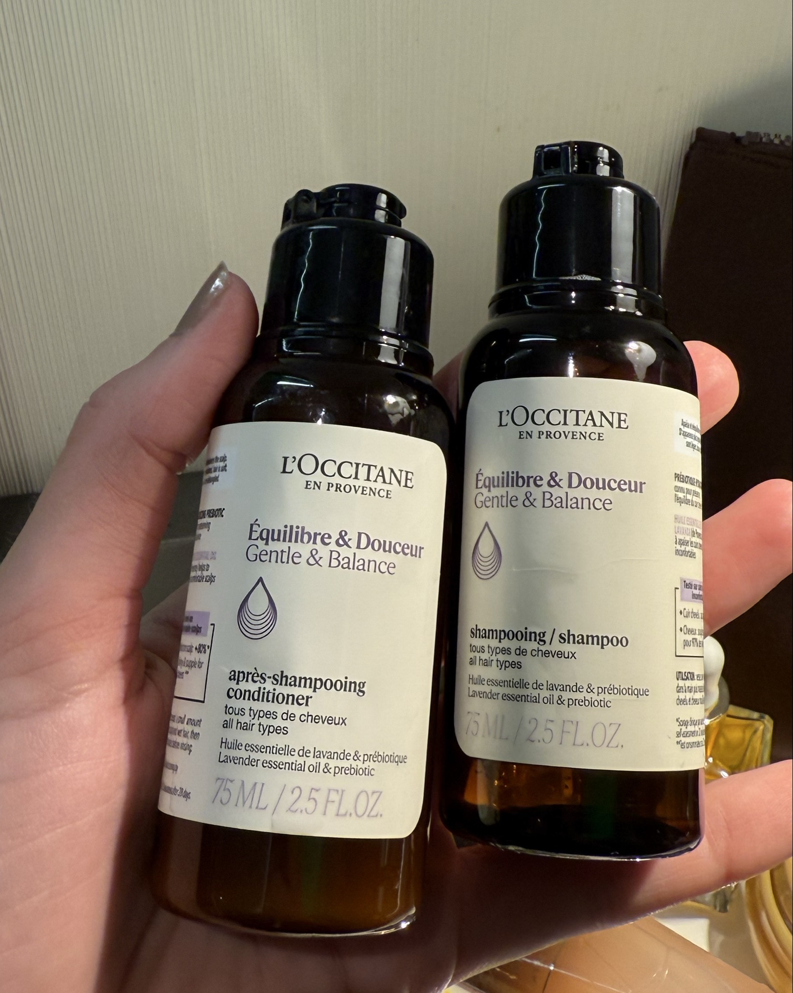 Started to bring them with me on my work trips. I always get lots of products and tight hairstyles on set so my scalp and hair screms for help. This feels very shooting for the scalp and smells amazing. 
They are both on travel sized so its perfect to take anywhere plus i can reuse the bottle.

#LTKBeauty #LTKselfcare #LTKTravel