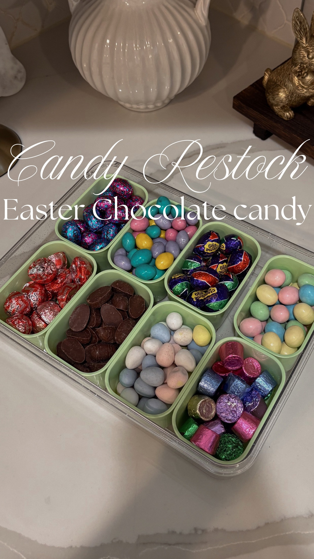 CHOCOLATE EASTER CANDY RESTOCK!
I am a chocolate lover for sure and Easter has some of the best chocolate candy, so I of course had to do a box of all the best!
#easter #eastercandy #candy #chocolate #chocolatecandy #candyrestock #candysnackbox #snackebox #snacklebox 

#LTKSeasonal #LTKHome #LTKOver40