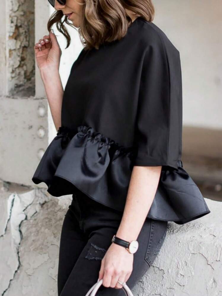 Blouse Black  | SHEIN