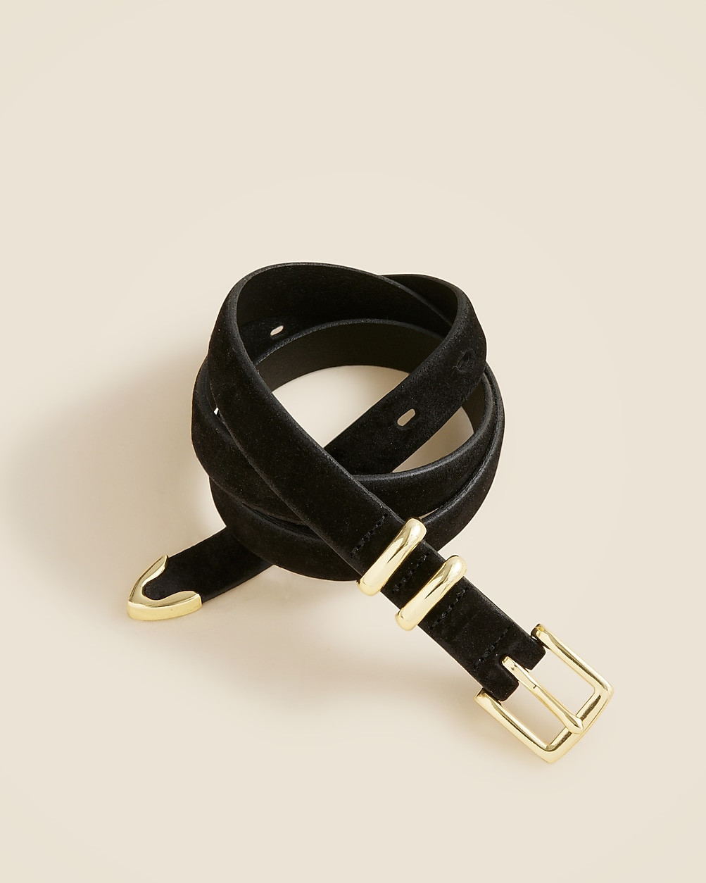 Thin suede belt | J. Crew US