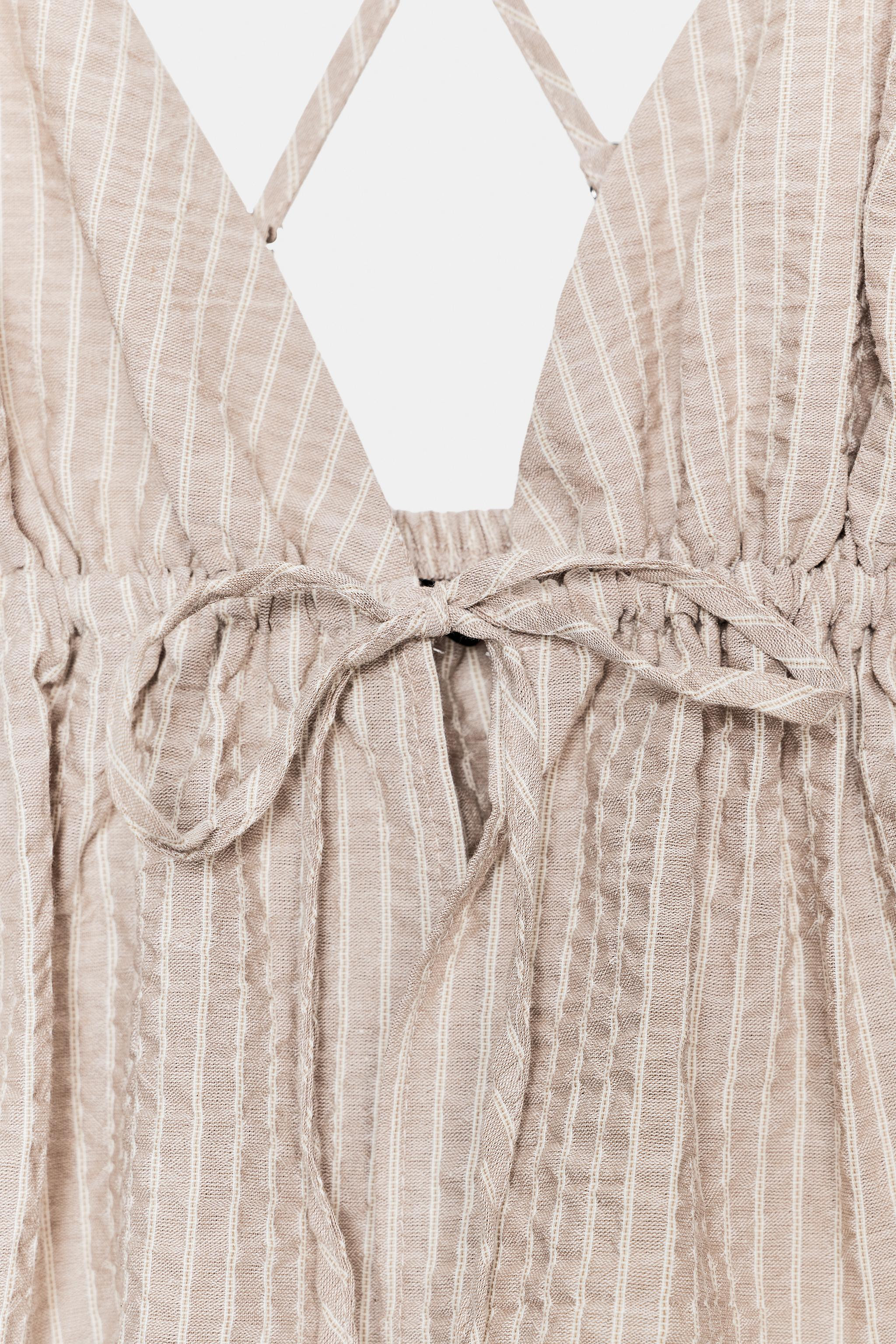 STRIPED CROP TOP | Zara US