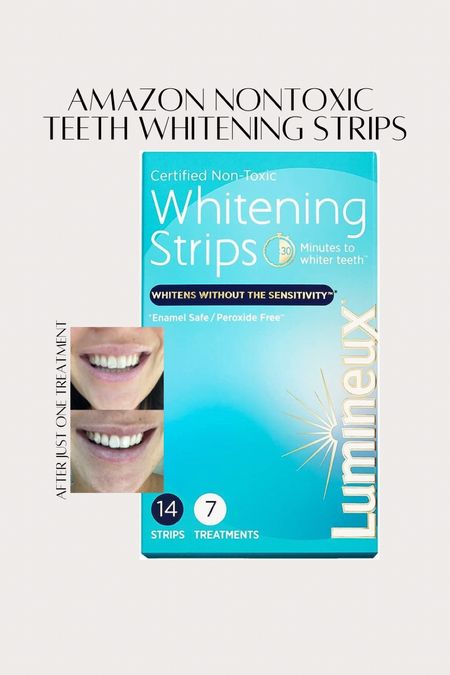Amazon find: nontoxic whitening strips. Causes zero sensitivity!! 

#LTKGiftGuide #LTKfindsunder50 #LTKbeauty