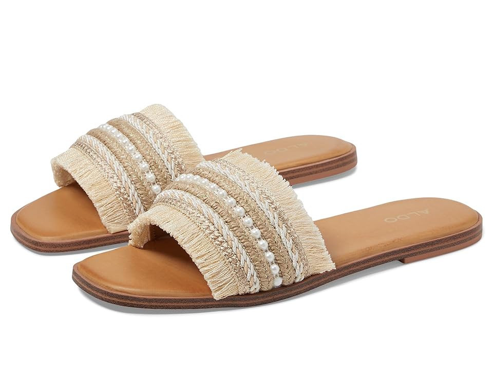 ALDO Fringy Women's Sandals S/B Natural : EU 42.5 (US Women's 11) B - Medium, Rubber/Synthetic | Zappos