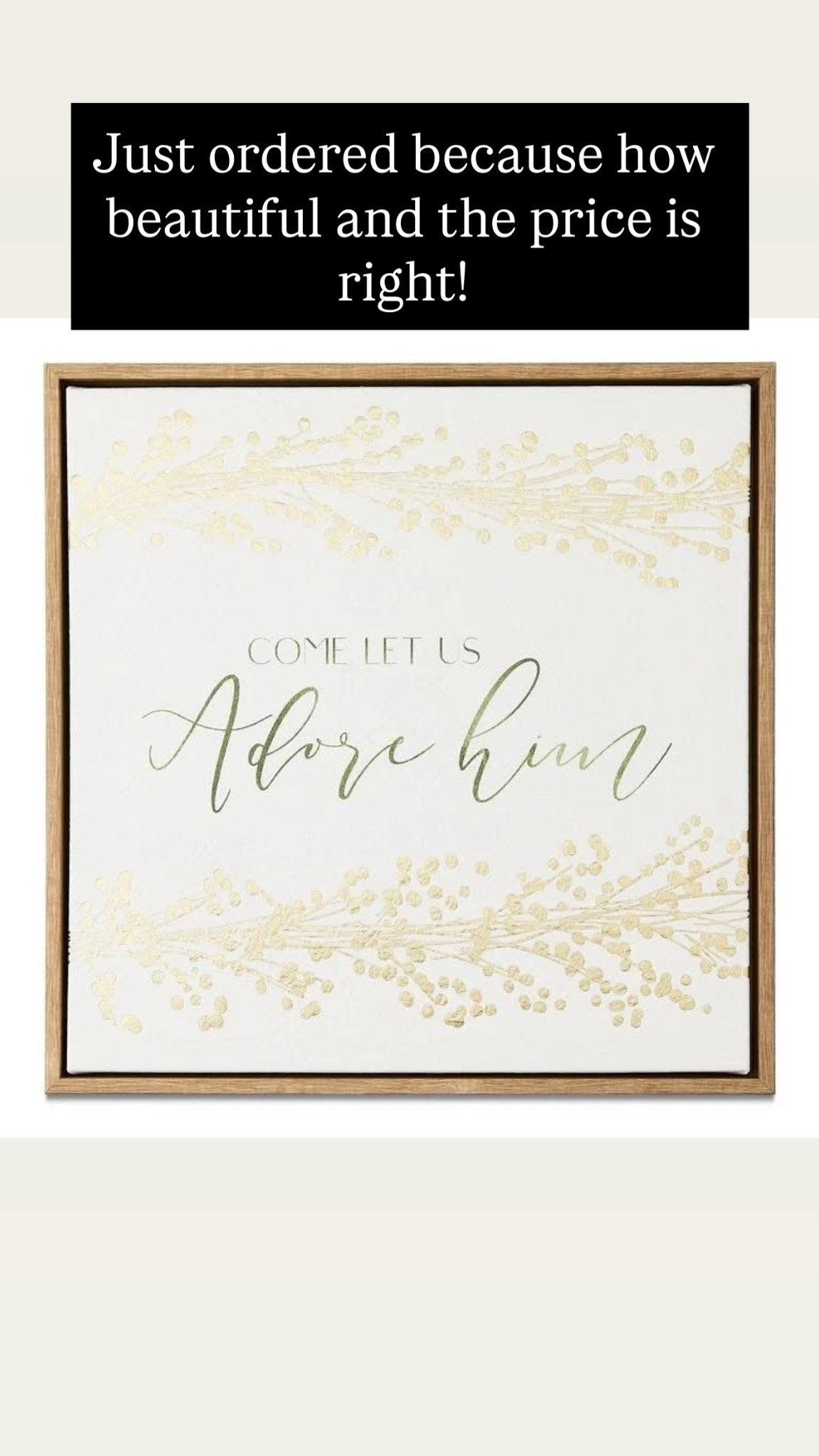 Just ordered because how beautiful and the price is right!



#LTKHoliday #LTKGiftGuide #LTKSeasonal