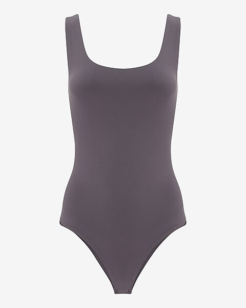 Body Contour Scoop Neck Thong Bodysuit | Express
