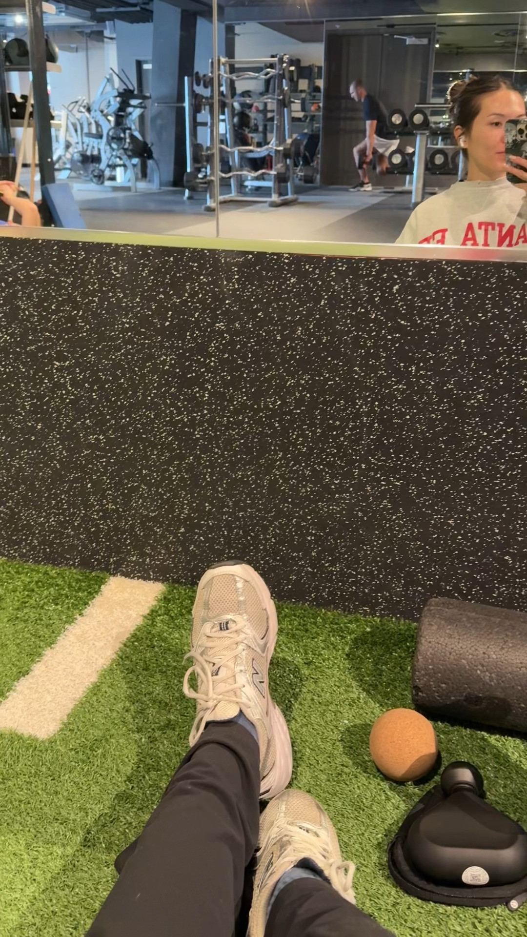 Bringing this theragun to the gym is life changing. 

 #LTKfitnessgoals #LTKActive #LTKU