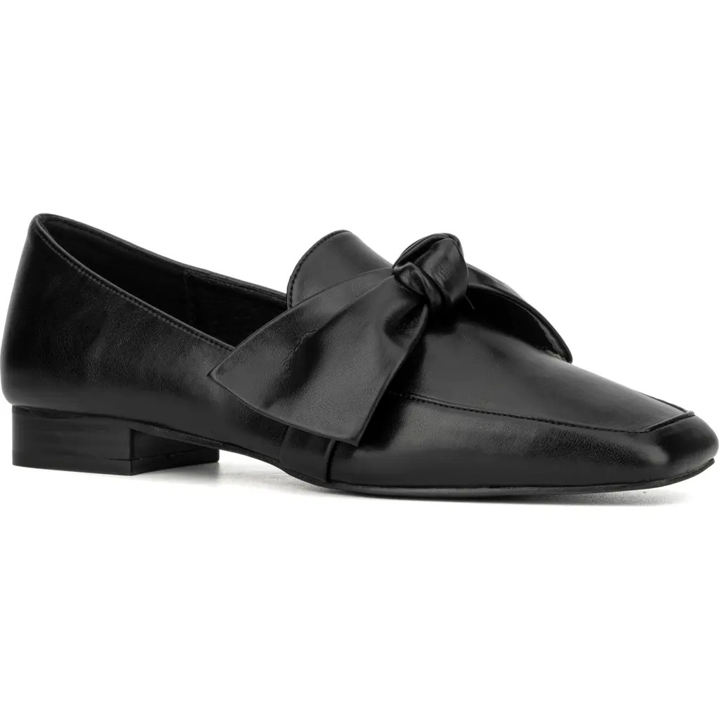 NEW YORK AND COMPANY Dominica Bow Loafer in Black at Nordstrom Rack, Size 11 | Nordstrom Rack