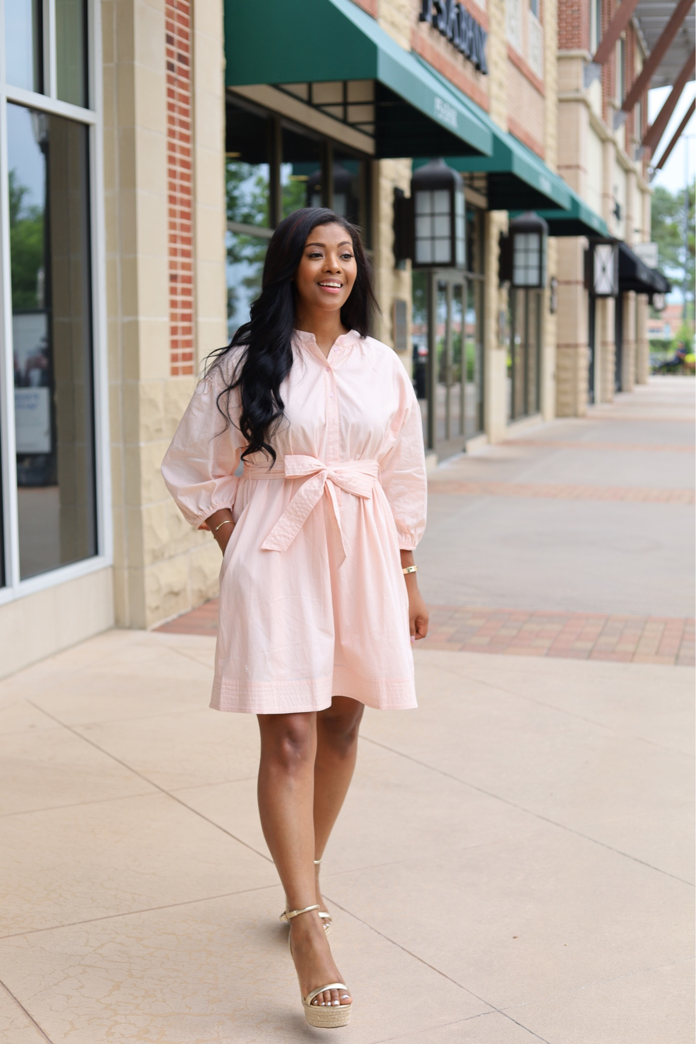 It’s always good when you can find pieces that you look and feel good in. This is one of those pieces. Love this tie front dress by Gibson. Perfect summer piece. Wearing a size M. 

#LTKsalealert #LTKstyletip #LTKworkwear