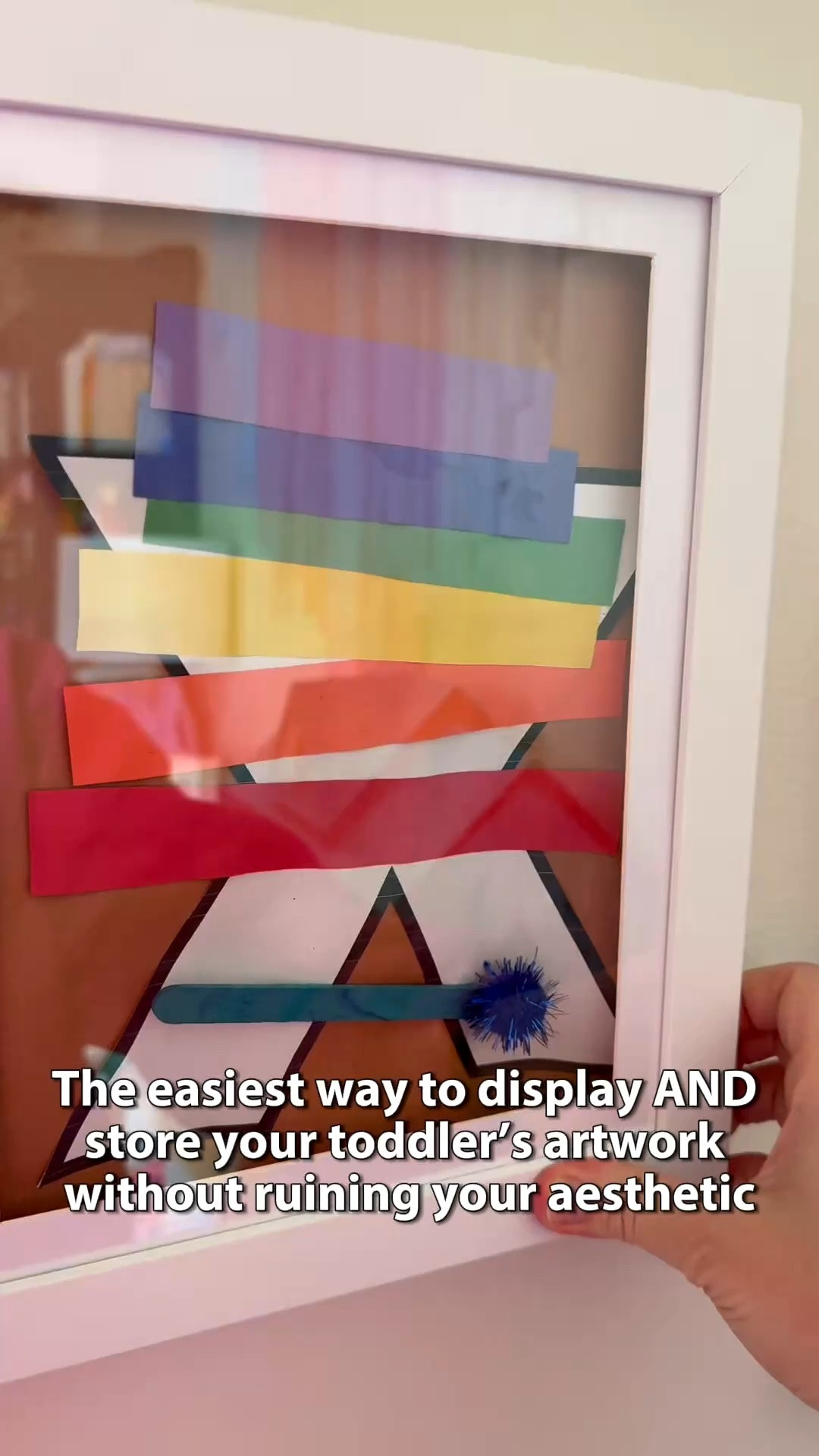 E is so proud of her creations that she makes at school and now they go perfectly in our playroom! 

#LTKmomlife #LTKKids