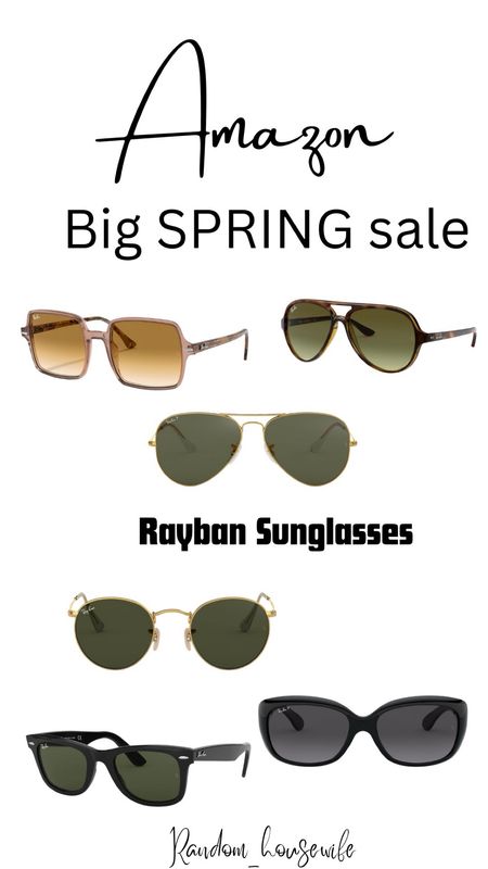 Rayban Sunglasses on sale during the Amazon Big Spring Sale 

#LTKfindsunder50 #LTKsalealert #LTKstyletip