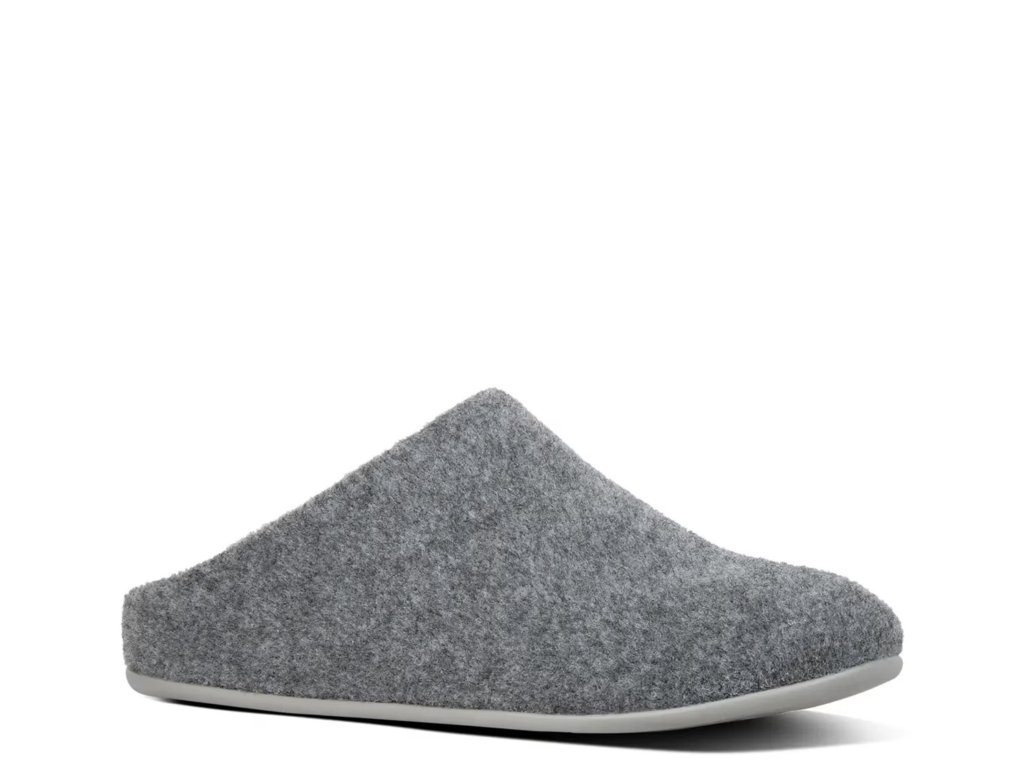 FitFlop Chrissie Slipper | Women's | Grey Felt | Size 8.5 | Clogs | DSW