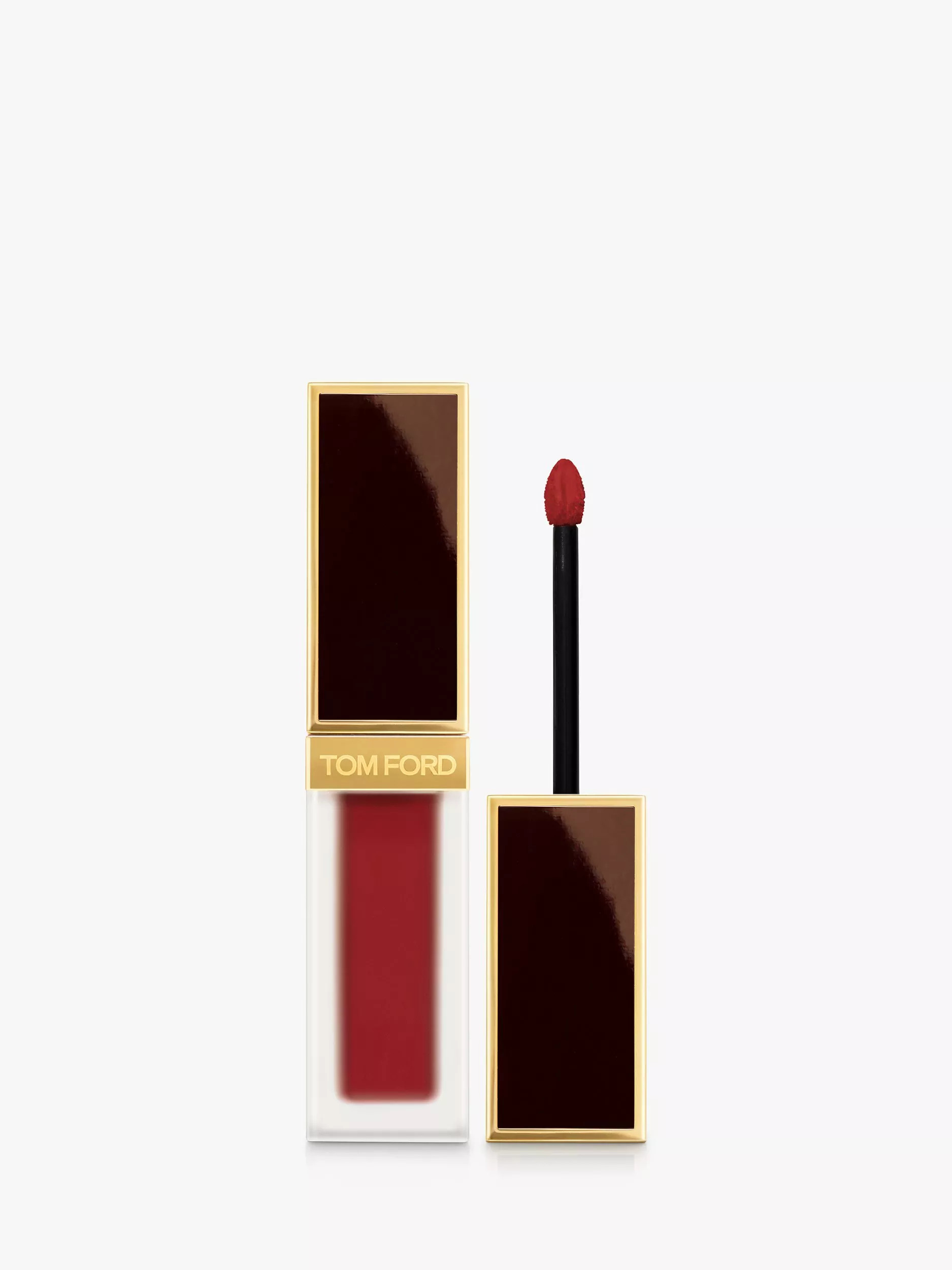 TOM FORDLiquid Lip Luxe Matte, Scarlet Stiletto | John Lewis (UK)