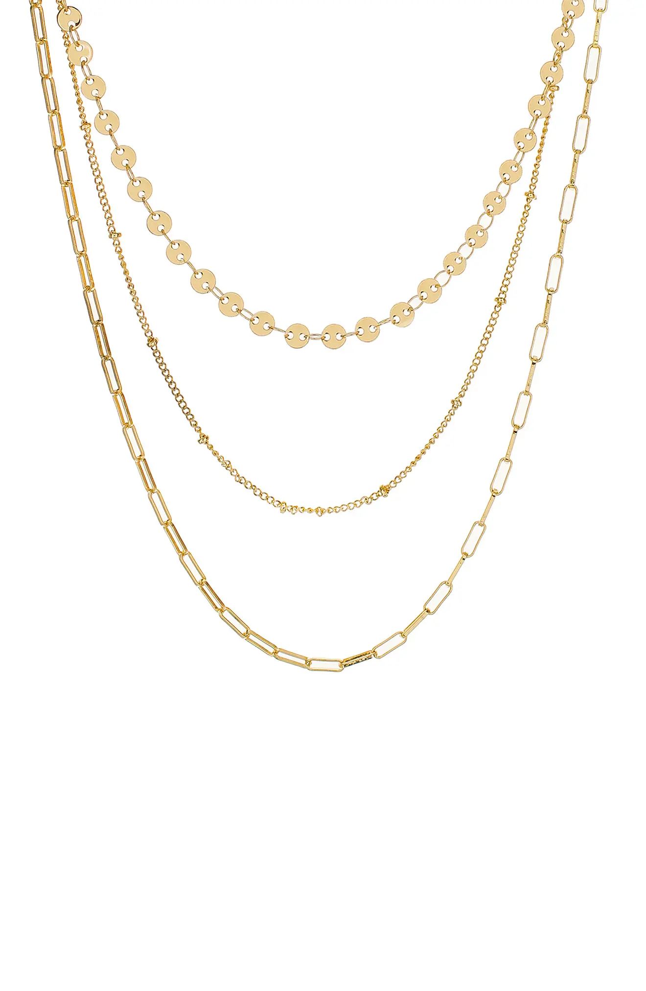 Panacea Triple Layer Chain Necklace | Nordstrom | Nordstrom
