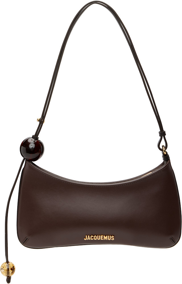JACQUEMUS - Burgundy Les Classiques 'The Bisou Perle' Bag | SSENSE
