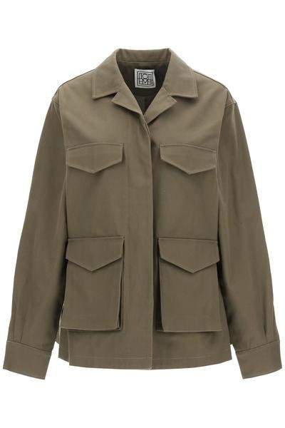 Totême Long-Sleeved Army Jacket | Cettire Global
