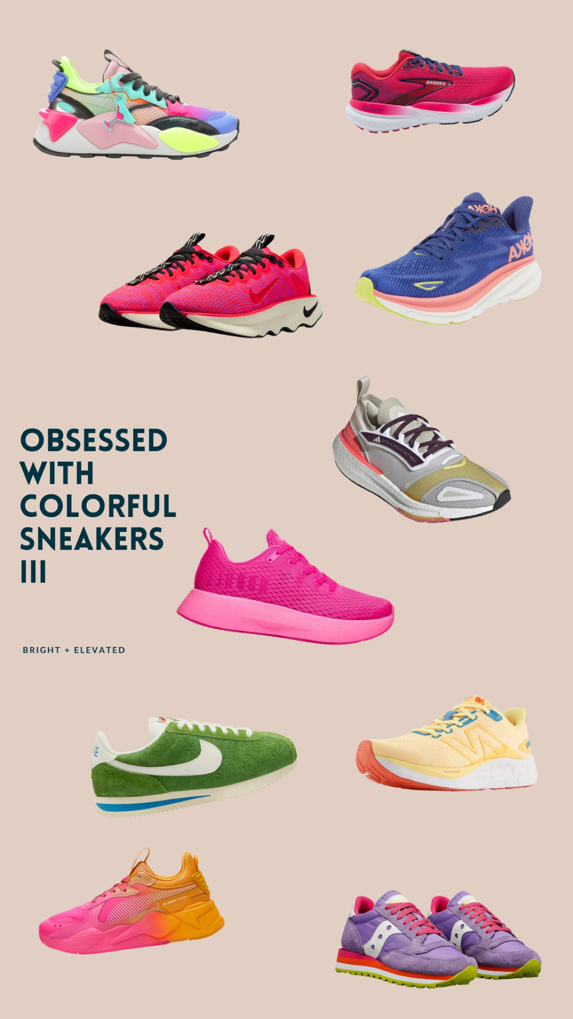 Sneakers, casual shoes, Puma, Stella McCartney, Nike, Hoka, Brooks, New Balance, Saucony, No Bull

#LTKshoecrush #LTKActive #LTKGiftGuide