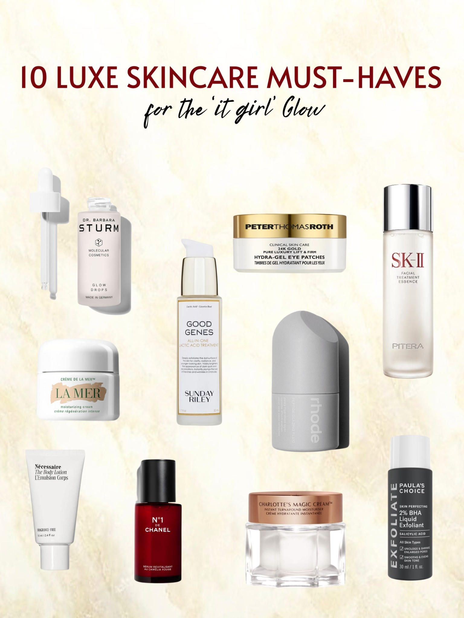 Serving you glazed donut skin realness 🍩✨ with my top 10 luxe skincare faves! These picks are the secret sauce to an it-girl glow! think instant hydration, serums, and minimalist packaging that looks sooo pretty on your shelf. From a magic cream that preps my skin for makeup, to gold-infused eye masks that scream glamour, I’ve got all the deets for you. Tap to shop and treat your skin to the best! because you deserve to shine! 💖 #SkincareRoutine #LuxuryBeauty #ItGirlGlow

#LTKBeauty #LTKU #LTKGiftGuide