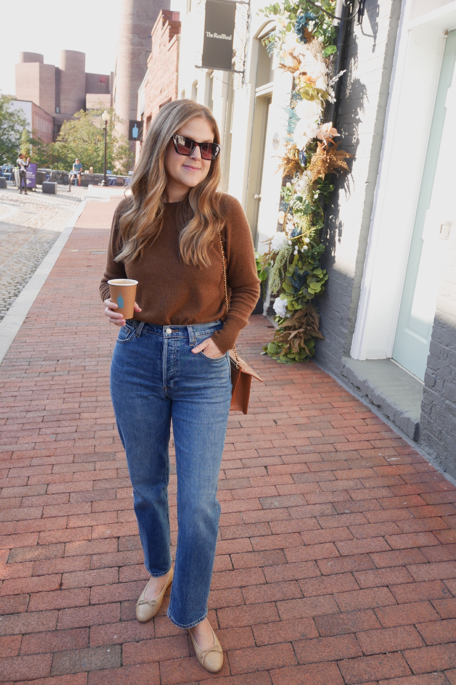 My jeans are on sale and they’re fully stocked in the color I’m wearing. They look lighter online than they are in person. They’re a normal, regular denim color. My most worn blue jeans right now. They are so, so comfortable. Can’t recommend them enough! 

#LTKsalealert #LTKSeasonal