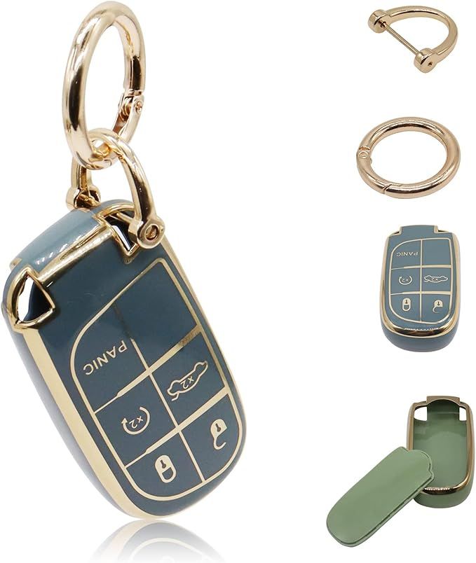 Amazon.com: for Jeep Key Fob Cover, Soft Full Protection Key Case Shell Compatible with Jeep Smart K | Amazon (US)