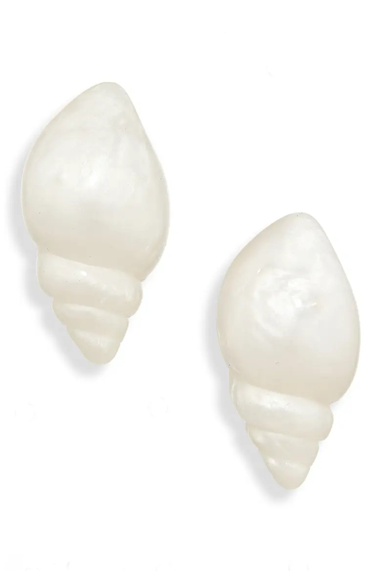 Conch Shell Stud Earrings (Women) | Nordstrom | Nordstrom