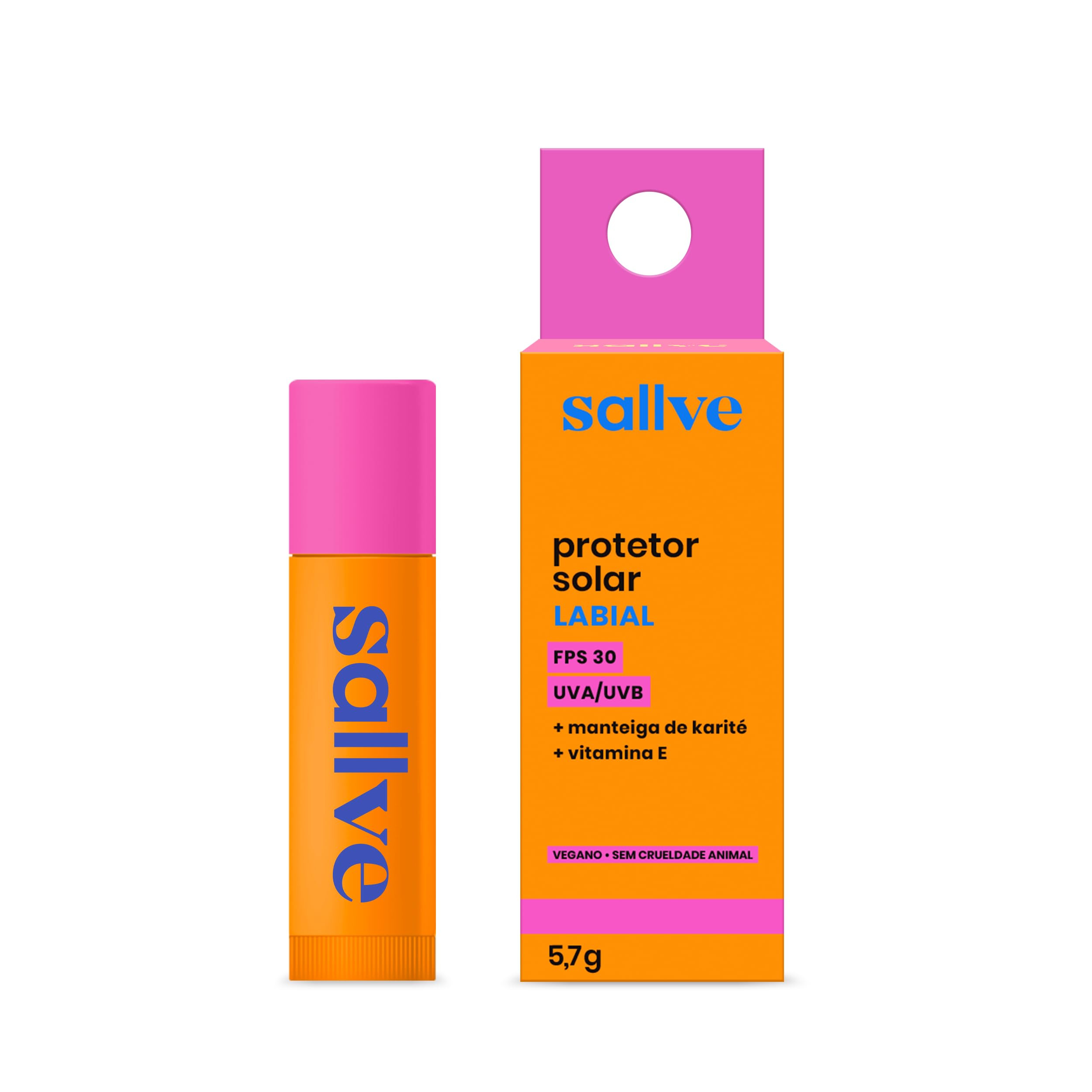 Protetor Solar Labial fps30 5,7g Sallve | Amazon (BR)
