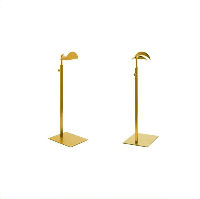 2pack of Metal Handbag Rack Display Single Side Adjustable Handbag Display Stand (Golden) | Amazon (US)