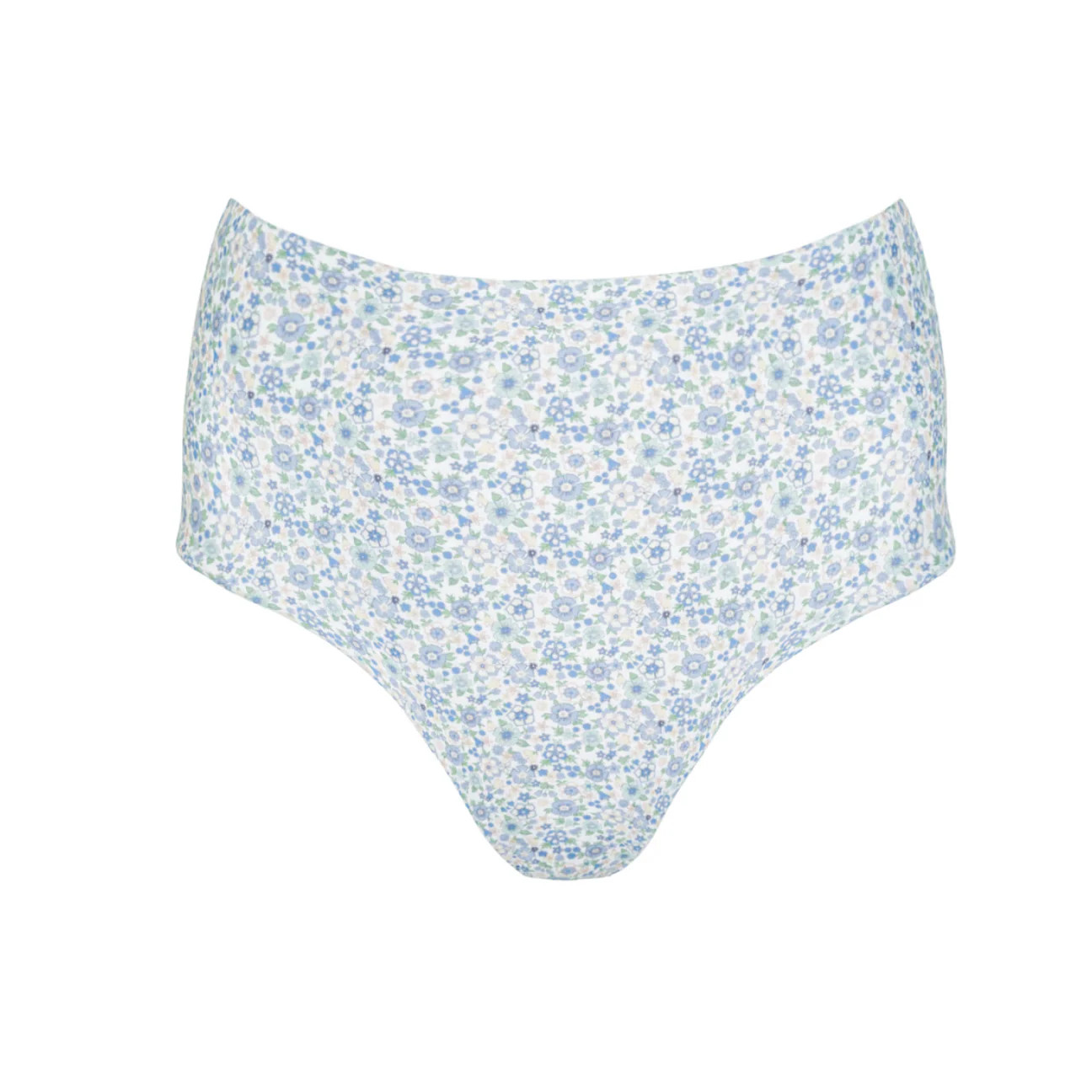 women's slate floral high waist bikini bottom | Minnow