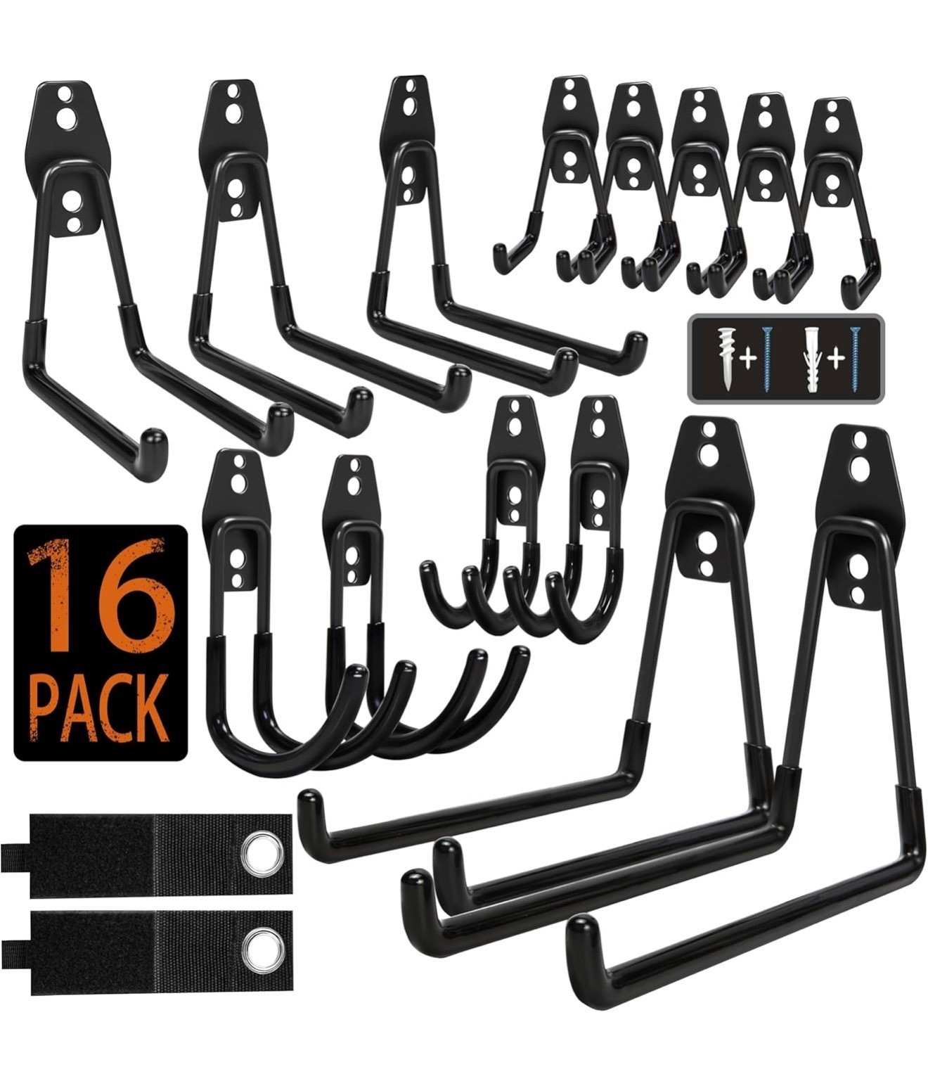 The garage hooks is made of premium heavy-duty solid steel and the plate are reinforced with three layers, providing superior load capacity, the utility hooks are great for ladders, sports equipment, lawn trimmers, gardening equipment and other bulky items!

#LTKFamily #LTKGiftGuide #LTKHome