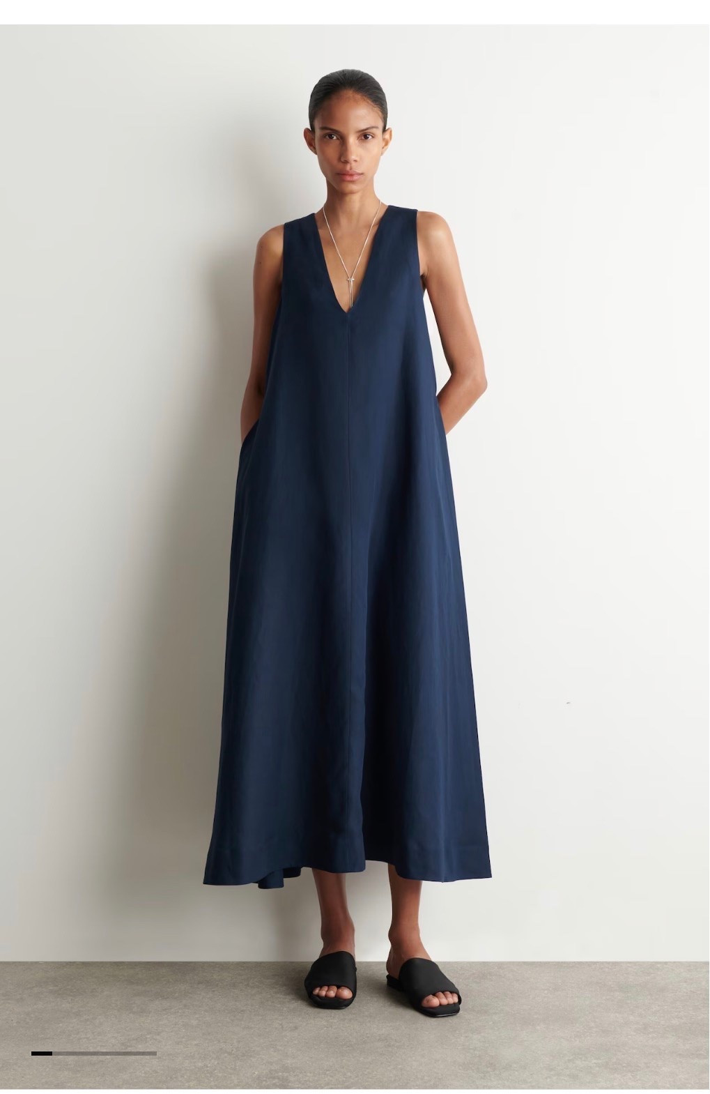 COS A-LINE LINEN-BLEND MAXI DRESS
$169

#LTKSeasonal #LTKTravel #LTKWorkwear