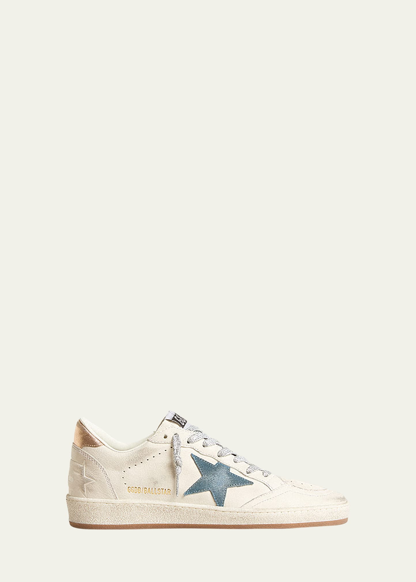 Golden Goose Ballstar Mixed Leather Low-Top Sneakers | Bergdorf Goodman