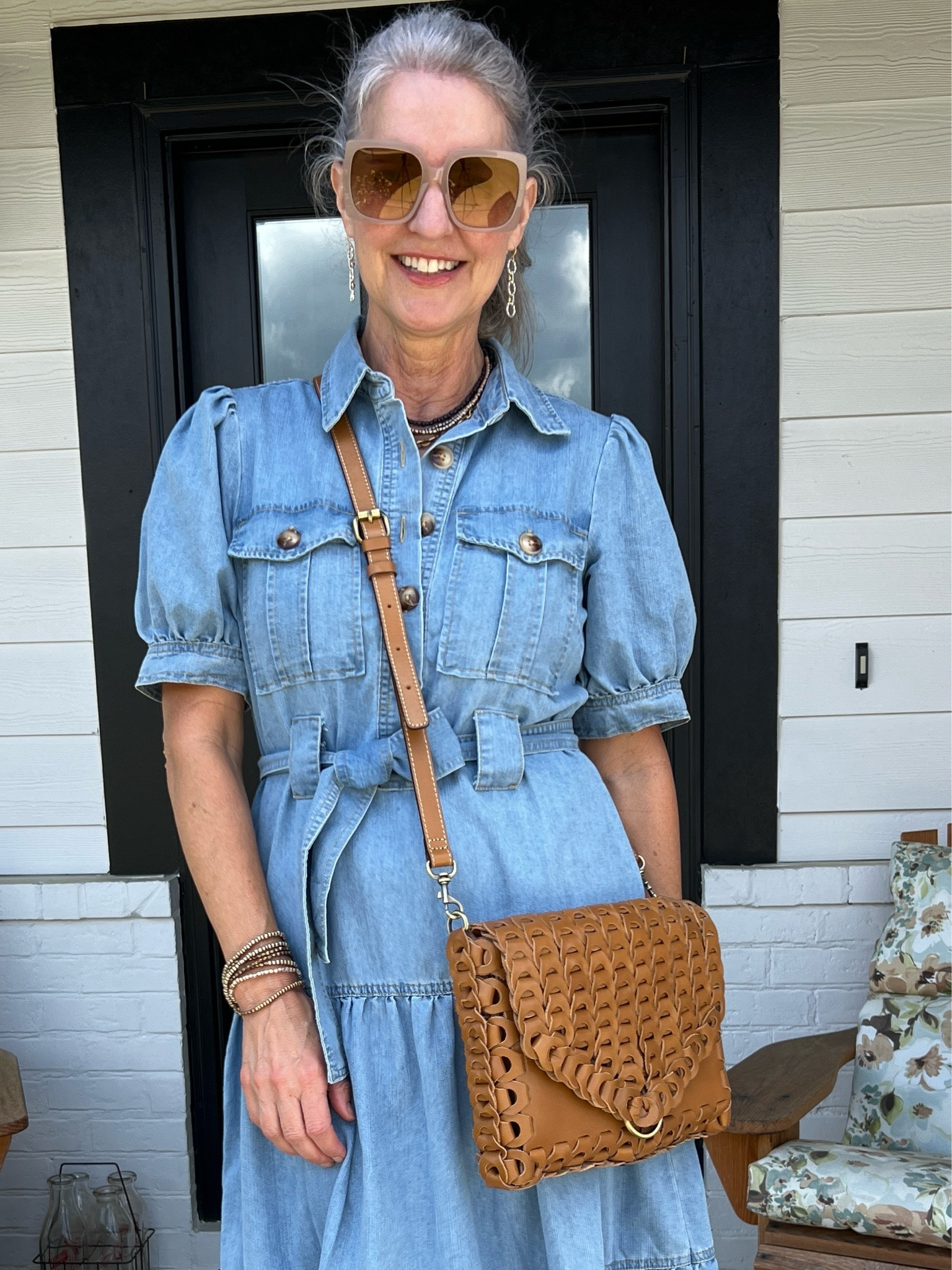 Denim dress, great sunnies and a dynamite leather crossbody bag. Spring/summer style made easy. 

Denim dress, midi dress, leather handbag, crossbody bag, sunglasses, sunnies, Patricia Nash, Elan, 


#LTKWorkwear #LTKStyleTip