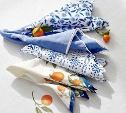 Mark D. Sikes Signature Scallop Napkins - Set of 4​ | Pottery Barn (US)