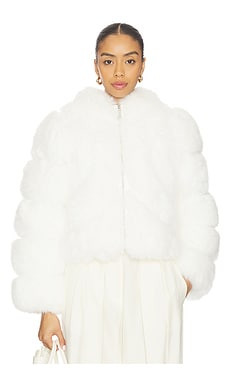 Adrienne Landau Icon Fur Jacket in Snow White from Revolve.com | Revolve Clothing (Global)