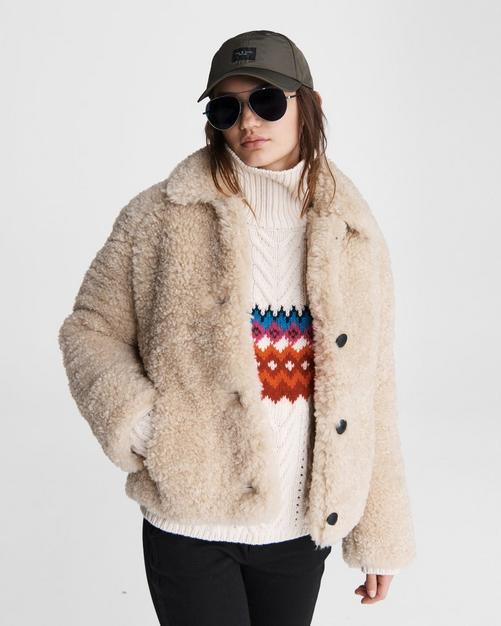 Hesper faux fur coat | rag + bone
